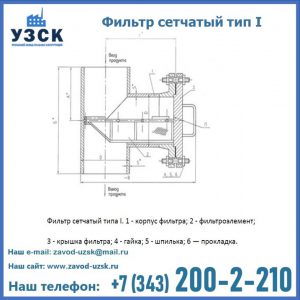 Фильтр сетчатый ФС по Т-ММ-11-2003 в Абакане